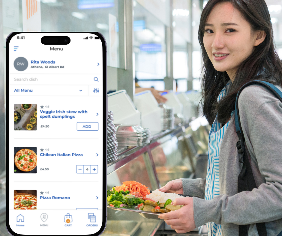 electronic food ordering image